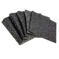 50 Stück 6mm Terrassenpad - 90 x 90 mm Terrassenpads, Gummigranulat-Pads, Terrassenbau